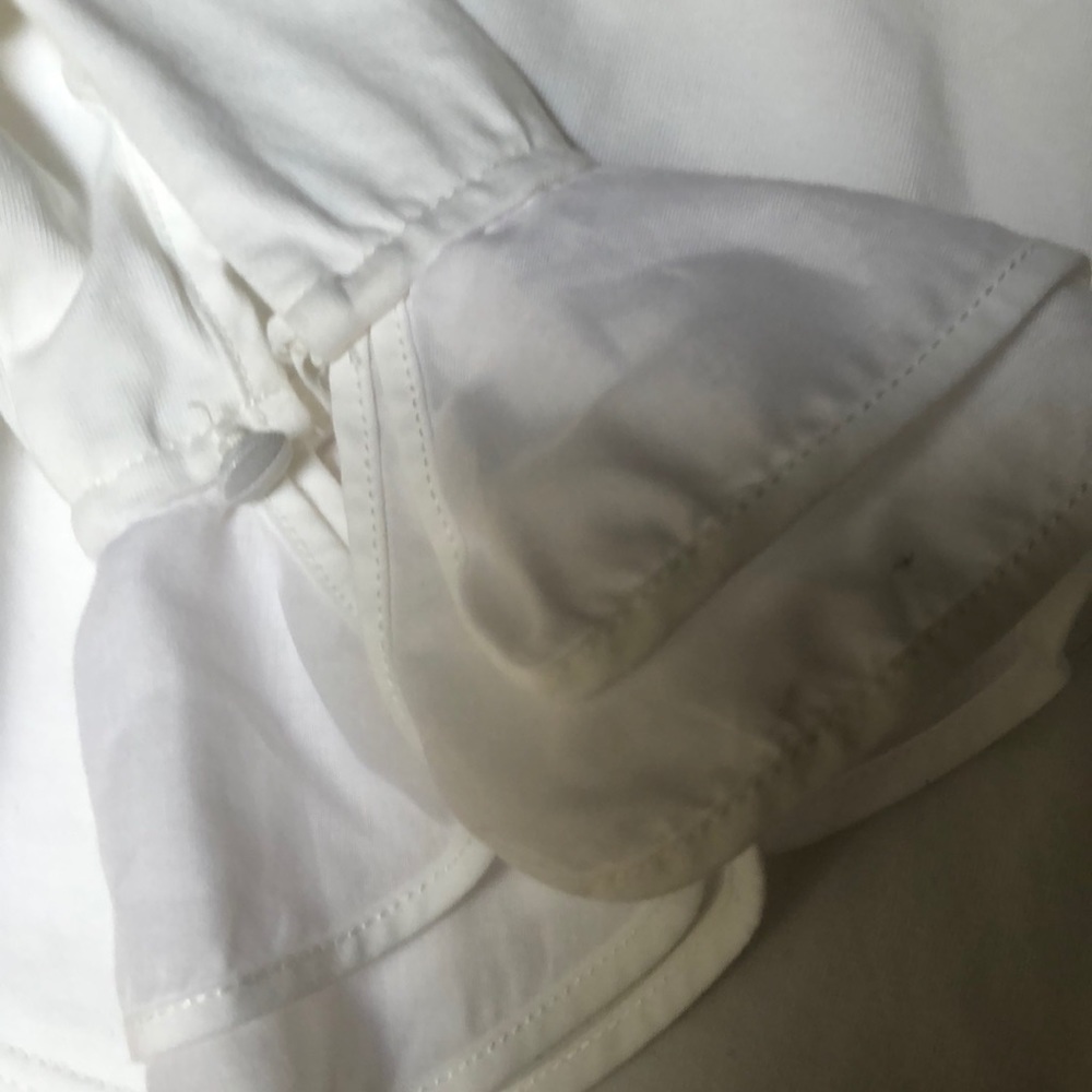 Anne FONTAINE EUC TEE RUFFLED BLOUSE - Picture 4 of 6